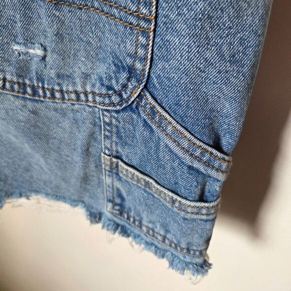 EUC LIKE NEW COTTON ON DENIM SHORTALL / SHORT OVERALL SIZE US 2 / XXS - Picture 10 of 16